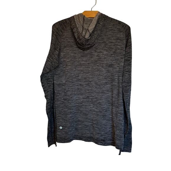 Lululemon Metal Vent Tech Performance 1/4 Zip Pullover Hoodie Long Sleeve Gray L - Picture 2 of 10